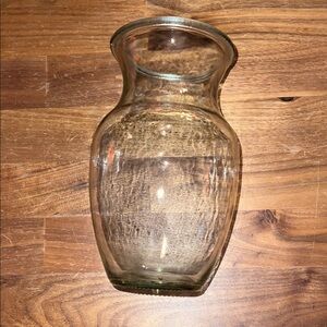 Elegant Clear Glass Vase